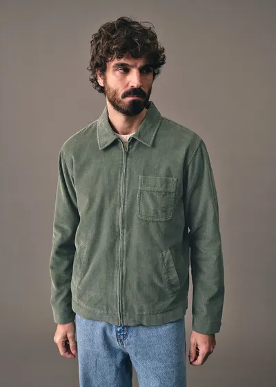 Veste Benson Velours Côtelé - Vert