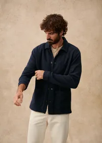 Veste Irwin - Marine texturé — view 4