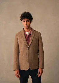 Veste Riddle - Chevrons Camel — view 2