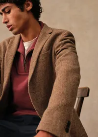 Veste Riddle - Chevrons Camel — view 3