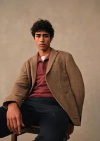 Veste Riddle - Chevrons Camel — view 5