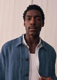 Veste Will Lin - Bleu Chiné — view 3