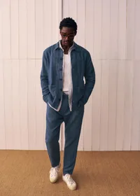 Veste Will Lin - Bleu Chiné — view 5