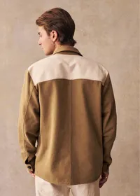 Veste Will Patchwork - Camel — view 4
