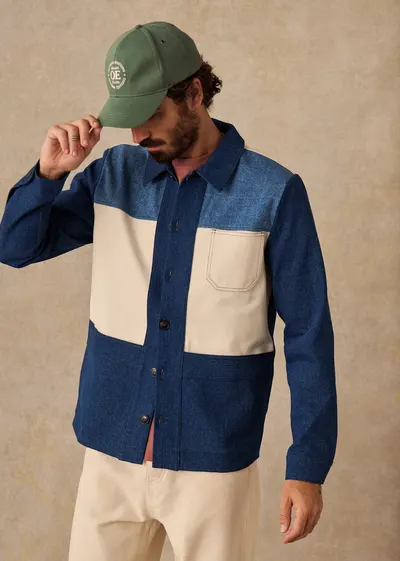 Veste Will Patchwork - Denim