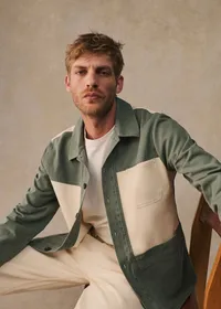 Veste Will Patchwork - Vert — view 2