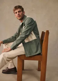 Veste Will Patchwork - Vert — view 3