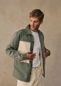 Veste Will Patchwork - Vert — view 4