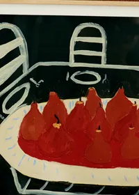 Oeuvre Balthazar Beauzon - Grand format - Poires sur table — view 2