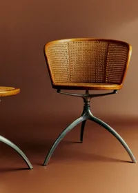 Paire de fauteuils Young Lady de Paolo Rizzatto pour Alias années 90 - Cannage — view 3