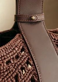 Panier Cleo - Raphia Choco — view 5