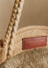 Panier June - Naturel broderies fleurs muti — view 5