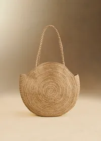 Panier June - Naturel Foncé Broderie Fleurs — view 4