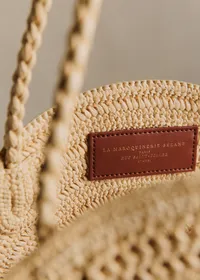 Panier June - Raphia Broderie Mimosa — view 5