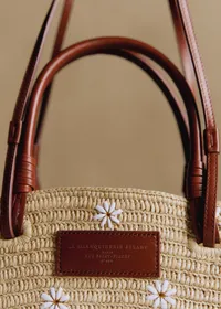 Panier Justine - Broderie Marguerites — view 2