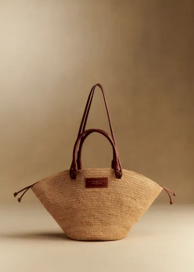 Panier Justine - Raphia Naturel