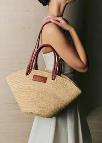 Panier Justine - Raphia Naturel — view 3