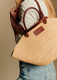 Panier Justine - Raphia Naturel — view 5