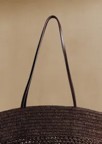 Panier Maia - Raphia Choco Ajouré — view 2