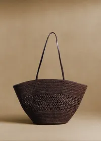Panier Maia - Raphia Choco Ajouré — view 5