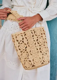 Panier Marcia - Raphia Naturel — view 2