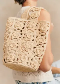 Panier Marcia - Raphia Naturel — view 3