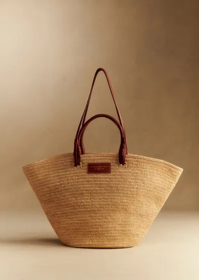Panier Maxi Justine - Raphia Naturel