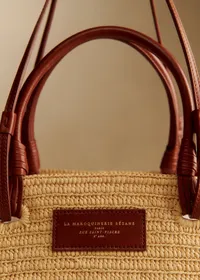 Panier Maxi Justine - Raphia Naturel — view 2