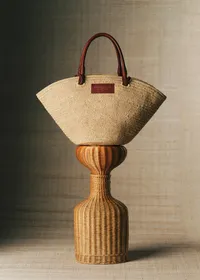 Panier Maxi Justine - Raphia Naturel — view 4