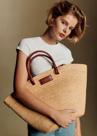 Panier Maxi Justine - Raphia Naturel — view 5