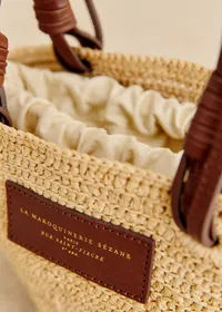 Panier Mini Justine - Raphia Naturel — view 4