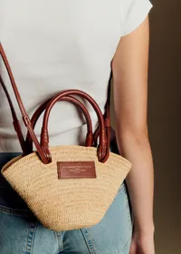 Panier Mini Justine - Raphia Naturel — view 5