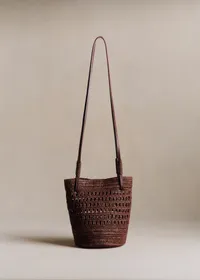 Panier Rosie - Raphia Choco — view 3