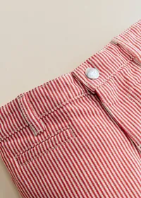 Pantalon Anton - Rouge Rayé — view 3