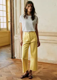 Pantalon AURELIO - Citron Givre — view 2