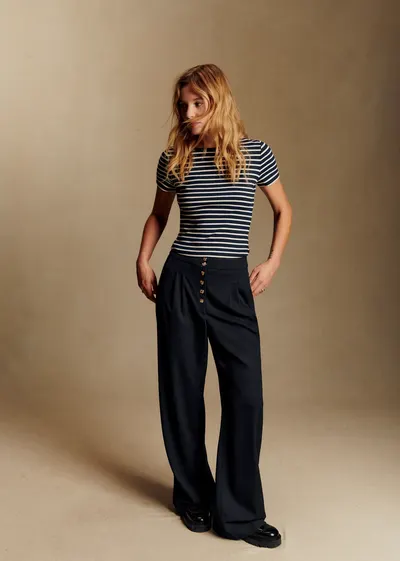 Pantalon Cesar - Marine Foncé