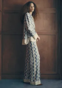 Pantalon Christian - Sézane x Antoinette Poisson - Imprimé Géométrique — view 3