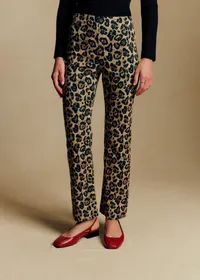 Pantalon Ciara - Jacquard Leopard — view 2