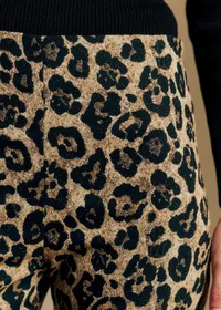 Pantalon Ciara - Jacquard Leopard — view 3