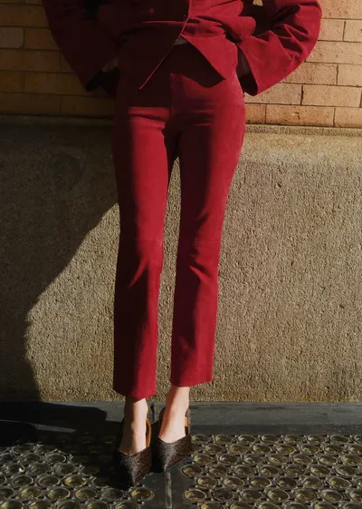 Pantalon Ciara - Rouge Foncé