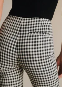 Pantalon Ciara - Vichy Noir et Blanc — view 3