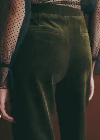 Pantalon Dan - Olive Foncé — view 2