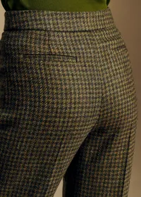 Pantalon Dan - Pied de Poule Kaki — view 2