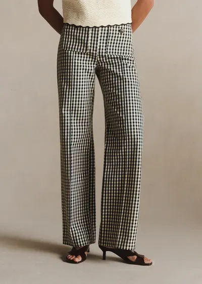 Pantalon Dan - Vichy Noir Blanc