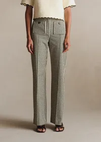 Pantalon Dan - Vichy Noir Blanc — view 3