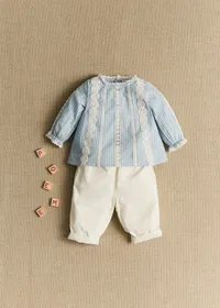 Pantalon Edgar - Crème — view 3