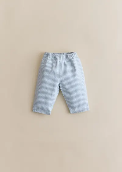 Pantalon Edgar - Denim Rayé Bleu