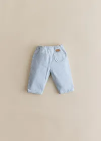 Pantalon Edgar - Denim Rayé Bleu — view 4