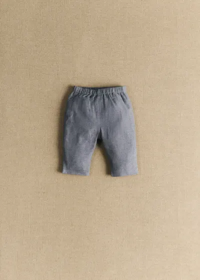 Pantalon Edgar - Flanelle Gris Chiné