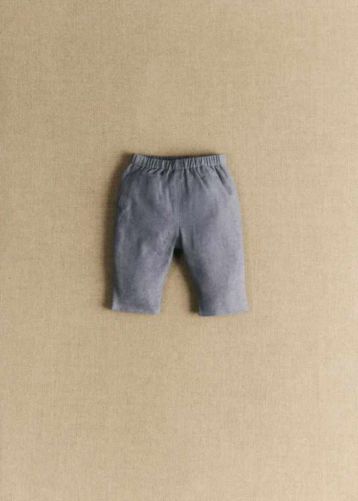 Pantalon Edgar - Flanelle Gris Chiné